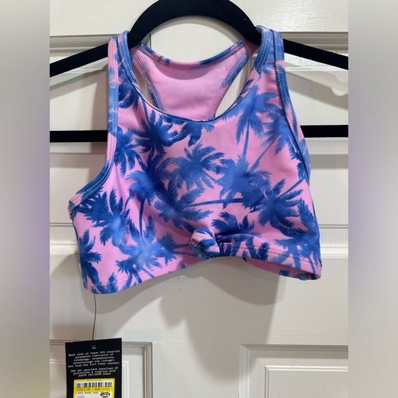 art class Other - Girls' Sandy Daze Palm Printed Bikini Top - art class S 6/7